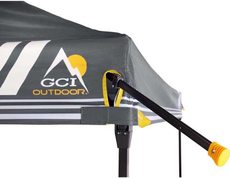 GCI Outdoor LevrUp Canopy 10' x 10' Portable Pop Up Shade Tent with Roller Bag, Mercury Gray - Image 5