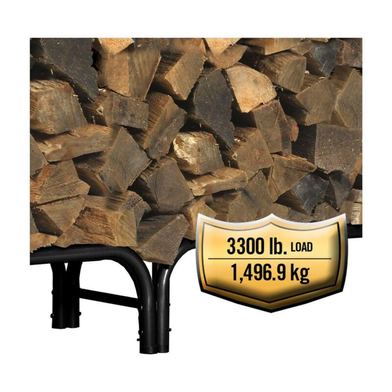 Heavy Duty Firewood Rack with Cover 12 ft. - Image 7