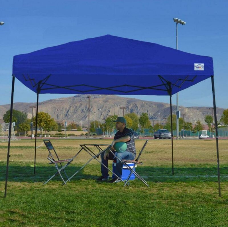 Impact Canopy 10' x 10' Canopy Tent, UV Coated, Black Steel Framed - Image 2