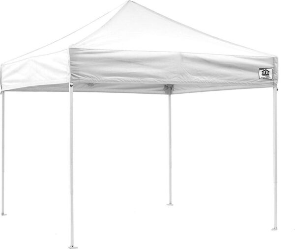 Impact Canopy 10' x 10' White Event and Pop-up Outdoor Canopy with UV Protection Material