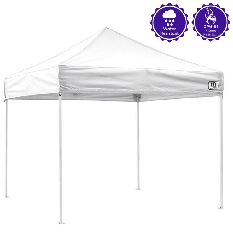 Impact Canopy 10' x 10' White Event and Pop-up Outdoor Canopy with UV Protection Material - Image 5