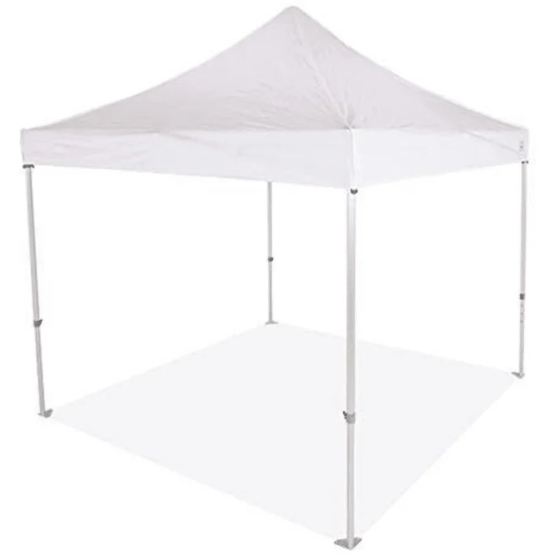 Impact Canopy 10 x 10 Instant Pop Up Canopy Tent, Commercial Grade Aluminum Frame, Roller Bag, White