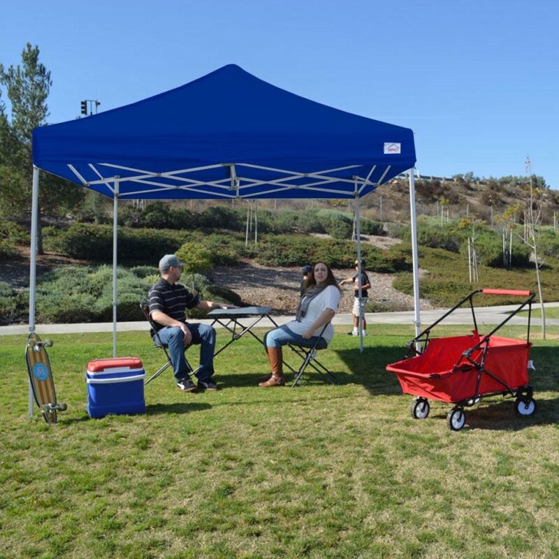Impact Canopy 10 x 10 Pop Up Canopy Tent, Straight Leg Shelter, Ultra Light Aluminum Frame, UV Coated, Canopy Accessories, White - Image 6