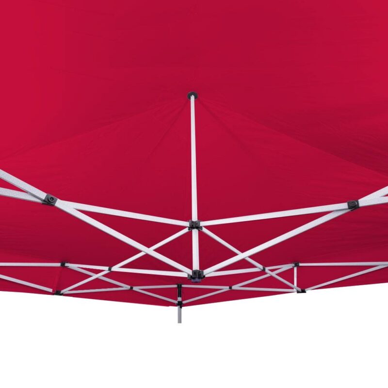 Impact Canopy 10x10 Pop Up Canopy Tent, Sidewalls, Straight Leg Shelter, Steel Frame, Roller Bag, Red - Image 4