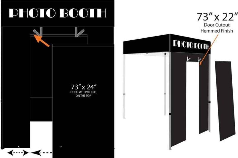 Impact Canopy 5x5 Pop Up Portable Photo Booth, Photo Tent - Image 7
