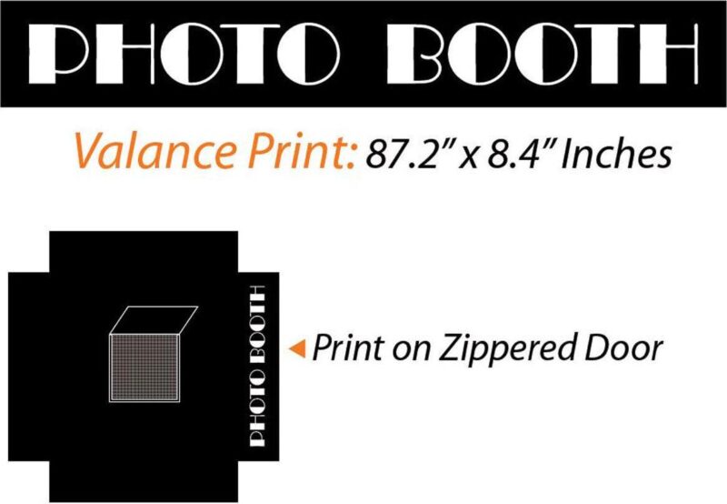 Impact Canopy 8 x 8 Pop Up Portable Photo Booth, Photo Tent, Pop Up Photo Studio Booth, Sidewalls, Roller Bag, Black - Image 5
