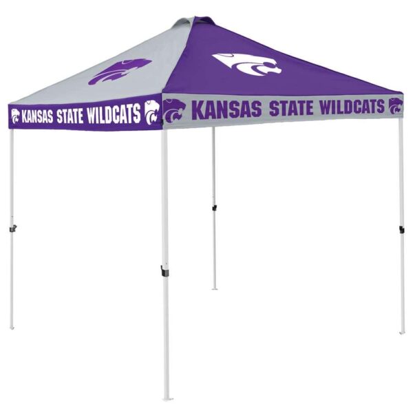 Kansas State Wildcats 9 X 9 Checkerboard Canopy - Tailgate Tent with Carry Bag