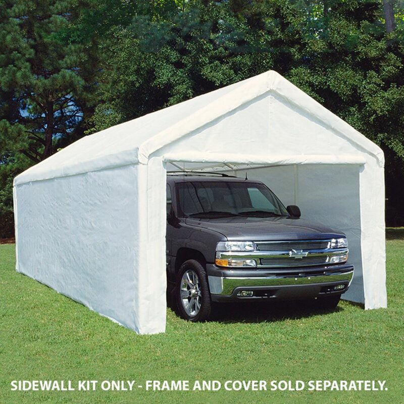 King Canopy 18 ft x 27 ft 180gsm Polyethylene Sidewall Kit w/ Flaps - Image 3