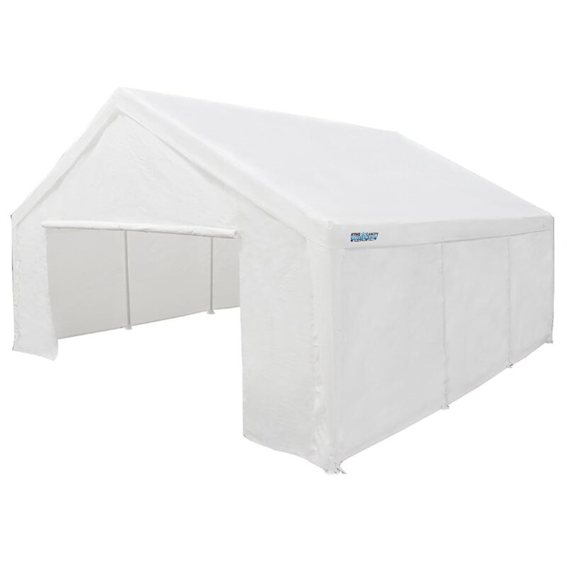 King Canopy 18 ft x 27 ft 180gsm Polyethylene Sidewall Kit w/ Flaps - Image 7