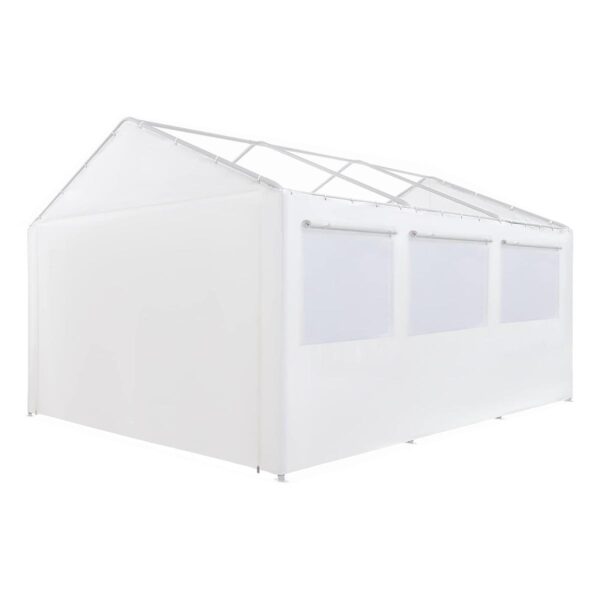 King Canopy EX1220 20' x 20' x 0' Polyethylene Carport