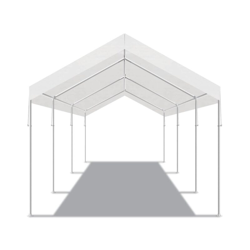 King Canopy Universal Canopy 12' x 20' , 1 3/8-Inch Powder Coated Steel Frame, 8 Leg, White - Image 7