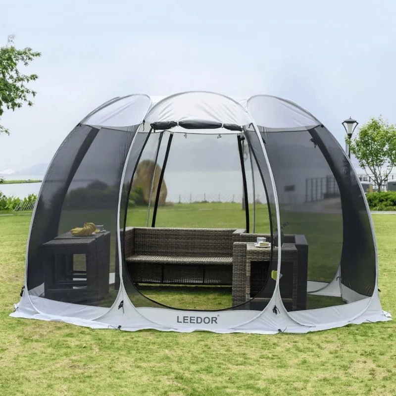 Leedor Screen House Room Pop Up Camping Canopy Instant Shelter 12'X12' - Image 5