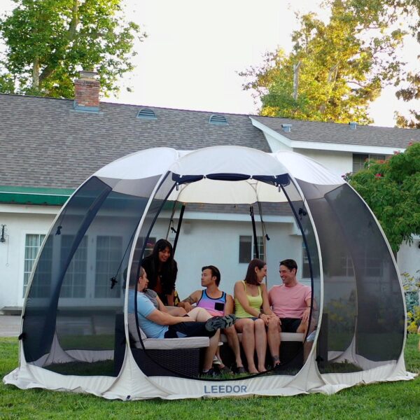 Leedor Screen House Room Pop Up Camping Canopy Instant Shelter 12'X12'