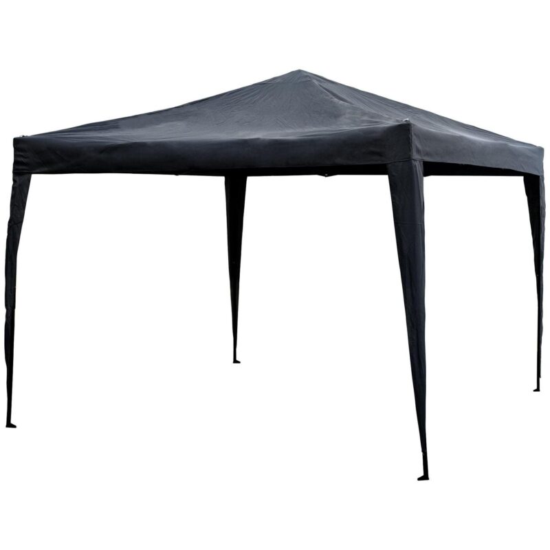Northlight 10' x 10' Charcoal Gray Pop-Up Outdoor Canopy Gazebo - Image 2