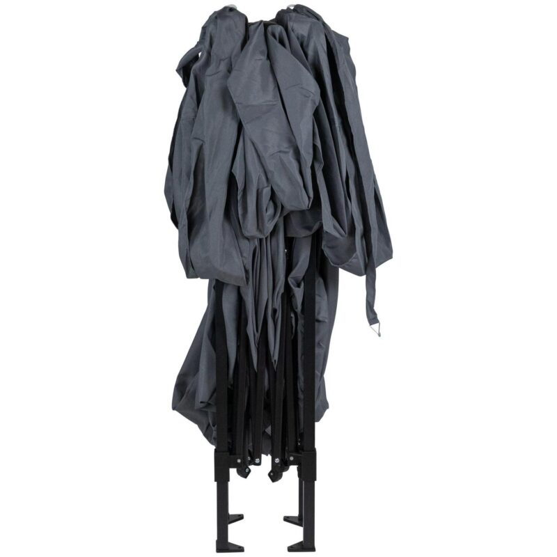 Northlight 10' x 10' Charcoal Gray Pop-Up Outdoor Canopy Gazebo - Image 3
