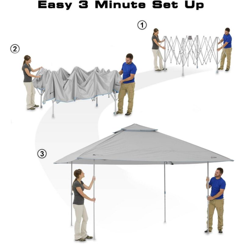 Ozark Trail 13'x13' Lighted Instant Canopy with Roof Vents - Image 8