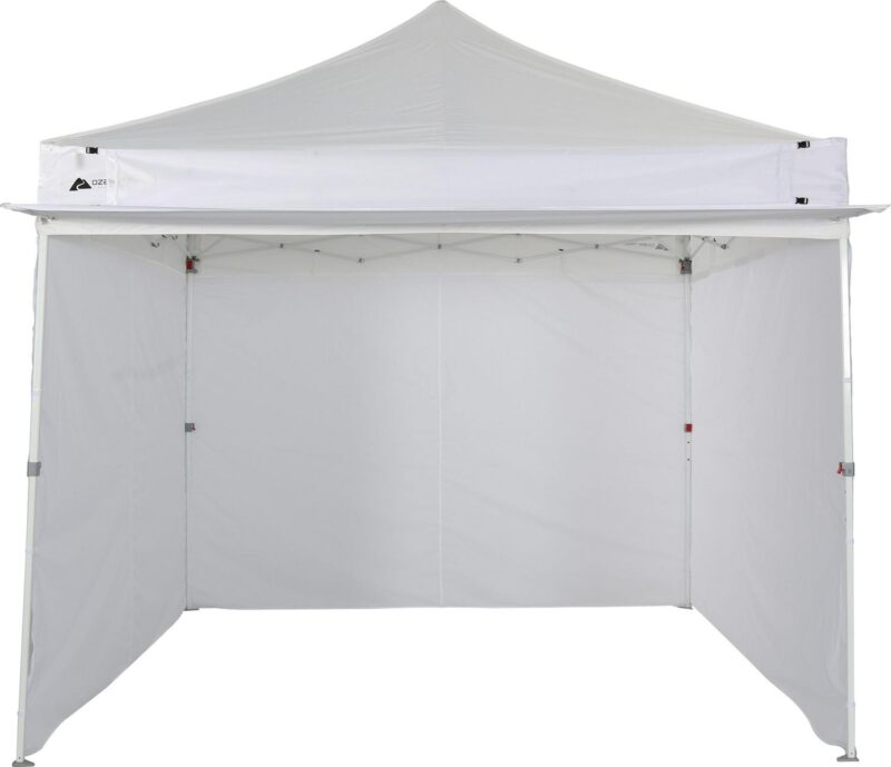 Ozark Trail White Commercial Instant 10' x 10' Straight Leg Instant Canopy with Sidewalls - Image 4