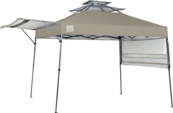 Quik Shade  Summit X  10 x 17 Foot Straight Leg Pop Up Instant Canopy, Taupe