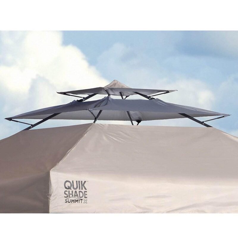 Quik Shade  Summit X  10 x 17 Foot Straight Leg Pop Up Instant Canopy, Taupe - Image 4