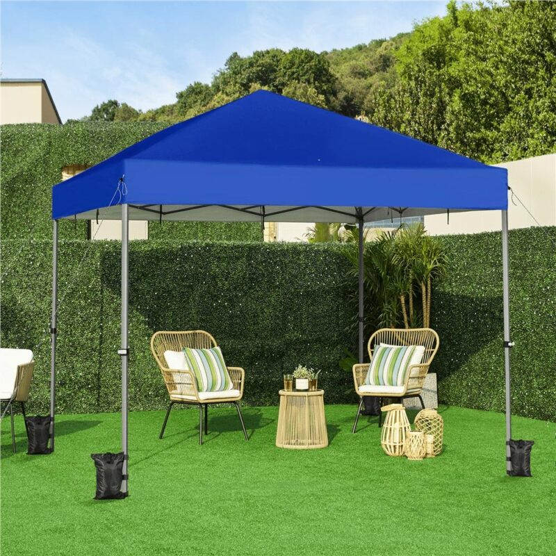 Renwick 12x12ft Pop-up Canopy Tent, Blue - Image 7