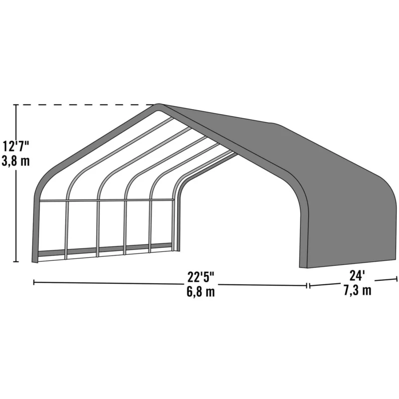 Run-In Shelter 22 x 24 ft. - Image 4
