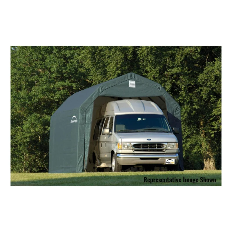 ShelterCoat 12 x 28 ft. Garage Barn Gray STD - Image 3