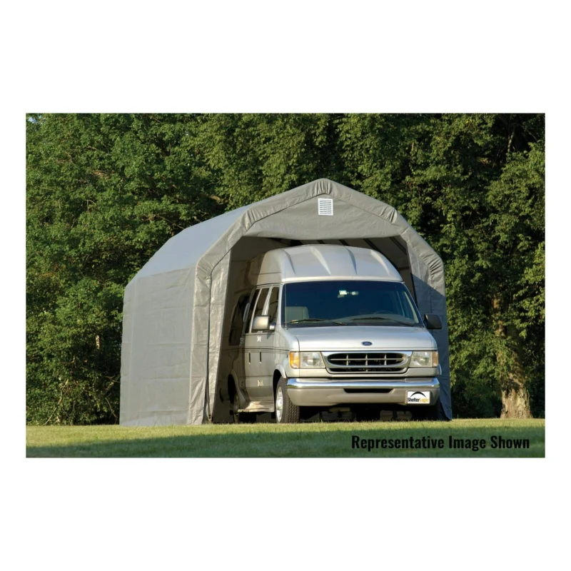 ShelterCoat 12 x 28 ft. Garage Barn Gray STD - Image 2
