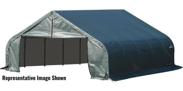 ShelterCoat 22 x 24 ft. Garage Peak Green STD