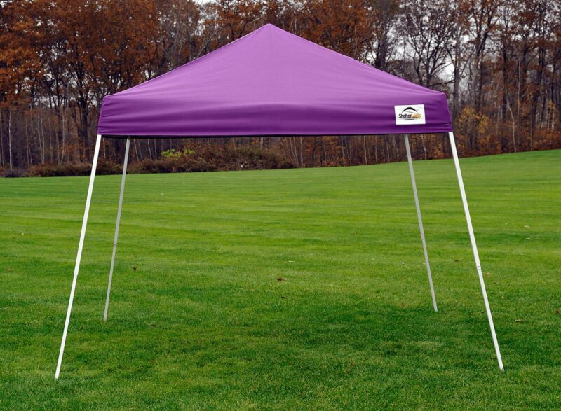 ShelterLogic 12x12 SL Pop-up Canopy- Purple Cover- Black Roller Bag - Image 3