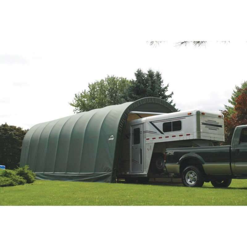 ShelterLogic 15 x 28 x 12 Round Top Shelter - Image 4