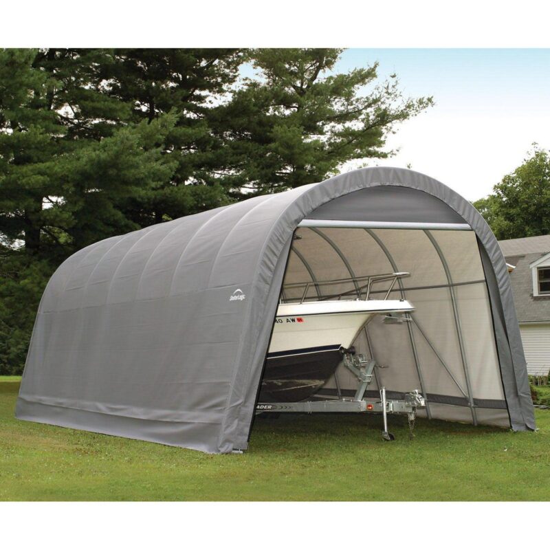 ShelterLogic 15 x 28 x 12 Round Top Shelter - Image 3