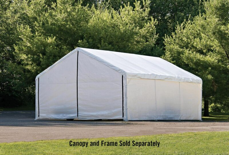 ShelterLogic 1840 White Canopy Enclosure Kit, FR Rated - Image 4