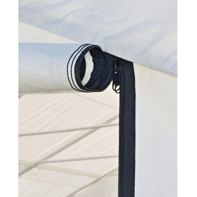 ShelterLogic 1840 White Canopy Enclosure Kit, FR Rated - Image 7
