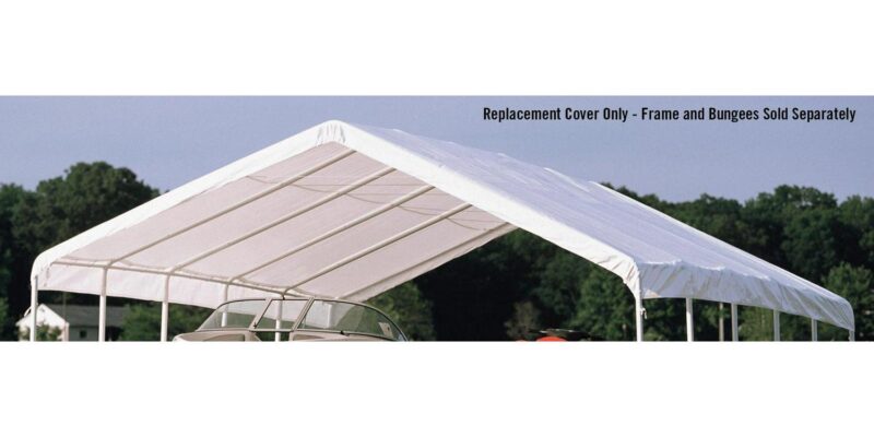 ShelterLogic 20169 18-30 Canopy White Replacement Cover for 2 in. Frame; FR Rated - Image 2