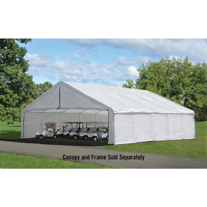 ShelterLogic 30 ft. White Canopy Enclosure Kit - Image 6