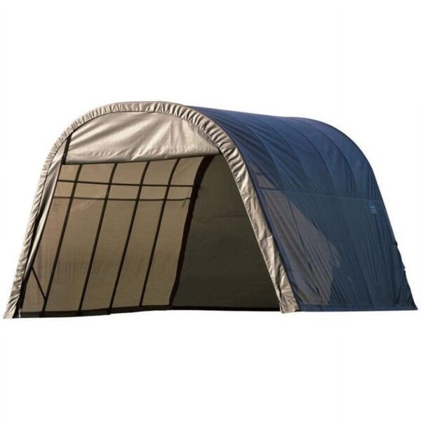 ShelterLogic Round Style 13' x 24' x 10' Gray Carport