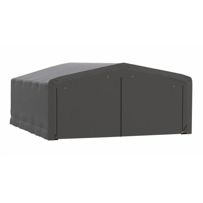 ShelterTube Wind and Snow-Load Rated Garage, 20x23x10 Gray - Image 6