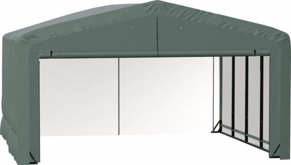 ShelterTube Wind and Snow-Load Rated Garage, 20x18x12 Green