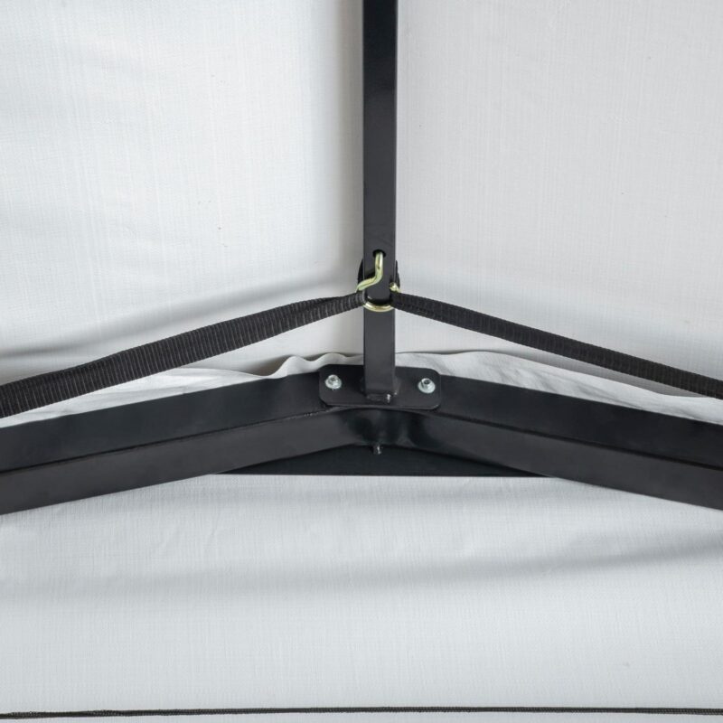 ShelterTube Wind and Snow-Load Rated Garage, 20x23x10 Gray - Image 7