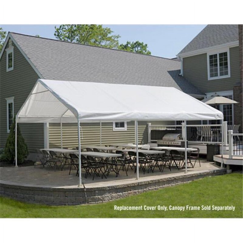 Shelterlogic Supermax All Purpose Outdoor 18' X 20' Canopy Replacement Cover Top (Frame Not Included) - Image 2