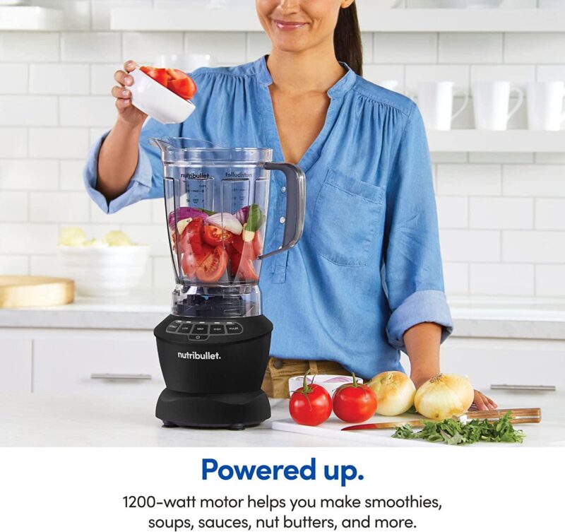 nutribullet Full-Size Blender Combo 1200W, Matte Black - Image 7
