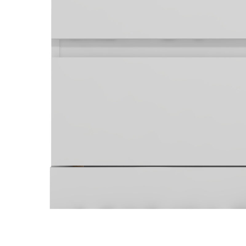 Brindle 6 Drawer Dresser, Matte White, by Hillsdale Living Essentials - Image 5