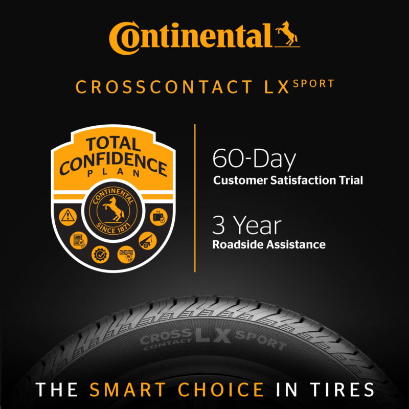 Continental CrossContact LX Sport All Season 235/55R19 101H SUV/Crossover Tire - Image 2