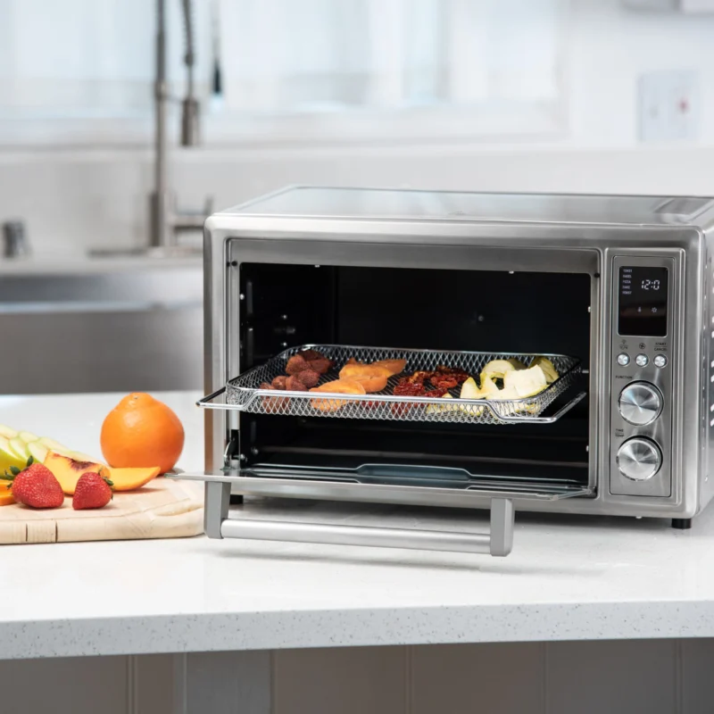 Cosori 9-Slice Smart Ceramic Air Fryer Toaster Oven, Stainless Steel, Silver - Image 6