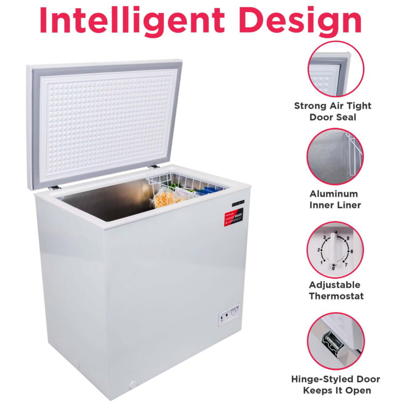 Frigidaire 7.0 Cu. ft. Chest Freezer, EFRF7003, White - Image 3