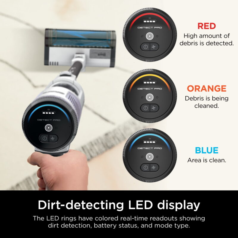 Shark Detect Pro Cordless Stick Vacuum with PowerFins Brushroll, Stick/Handheld 2in1 - Image 6