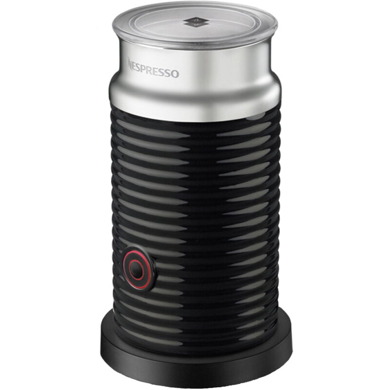 Breville New  Nespresso Essenza Mini Single-Serve Machine Aeroccino Milk Frothier, Black - Image 5