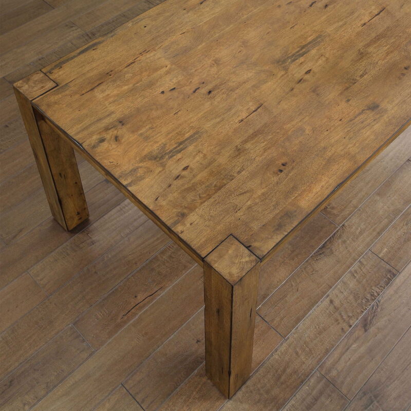 Better Homes & Gardens Bryant Solid Wood Dining Table, Rustic Brown - Image 4