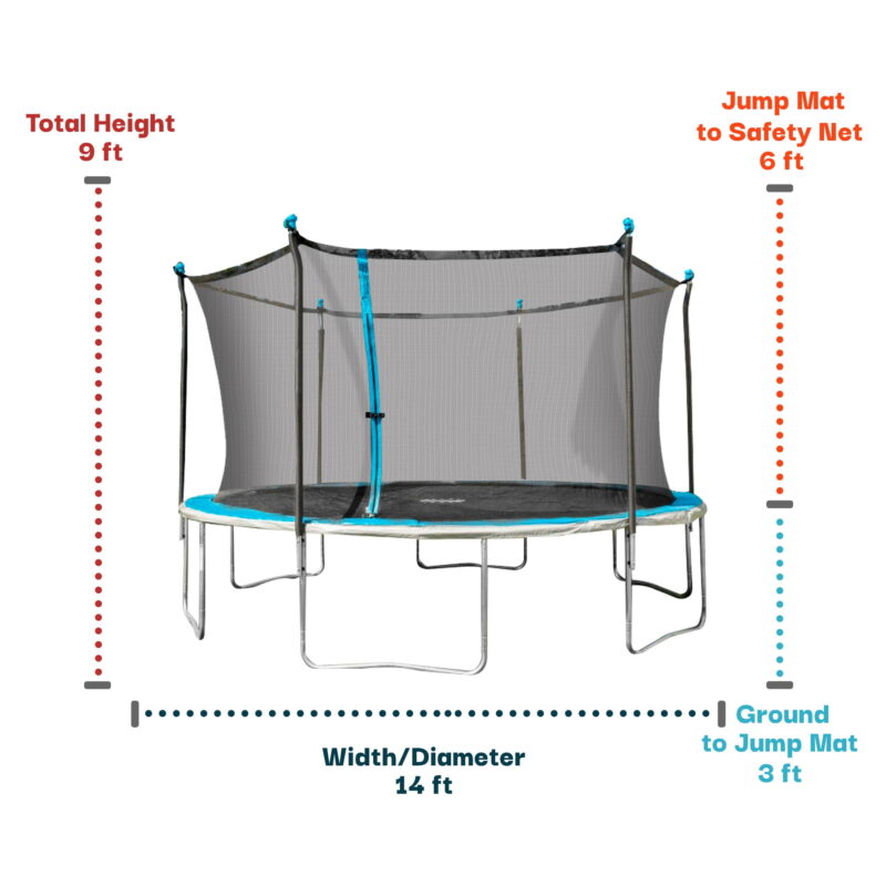 Bounce Pro 14ft Trampoline with Flash Lite Zone - Image 4