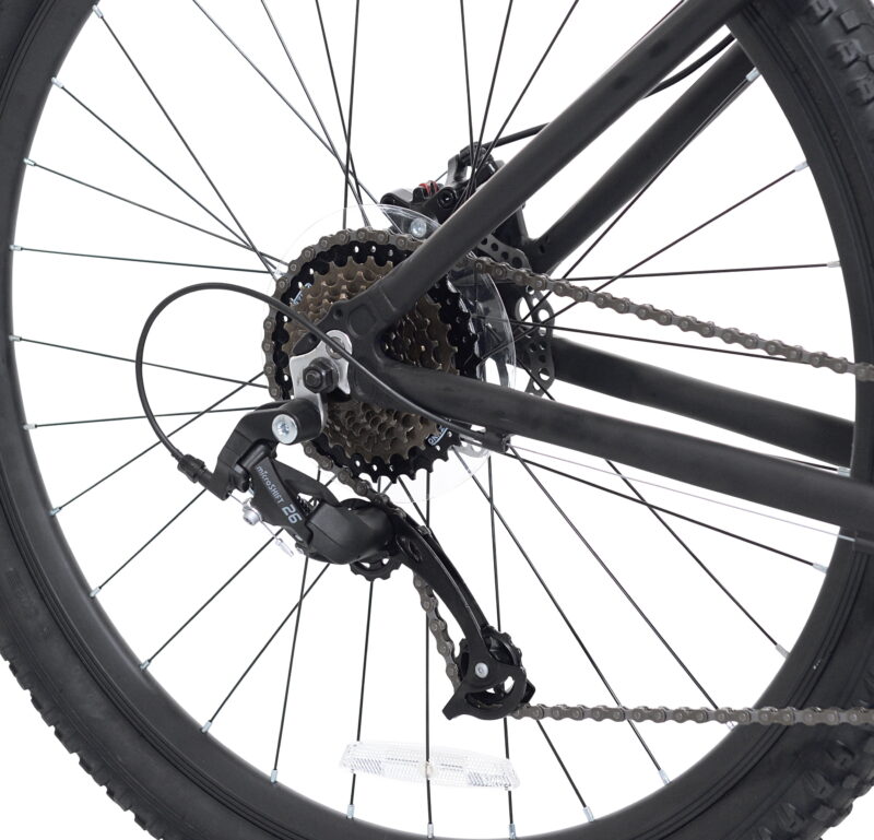 Ozark Trail 27.5" Vibe Mountain Bicycle, Small Frame, Fits Riders 5'0" - 5'6", Black, Adult, Unisex - Image 4